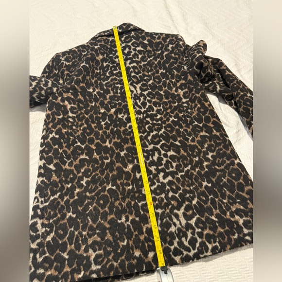 Forever 21 Leopard Print Wool Blend Jacket - Picture 2 of 5